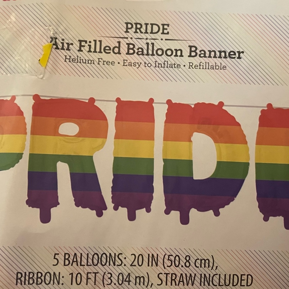 Pick your pride party decor $5 each